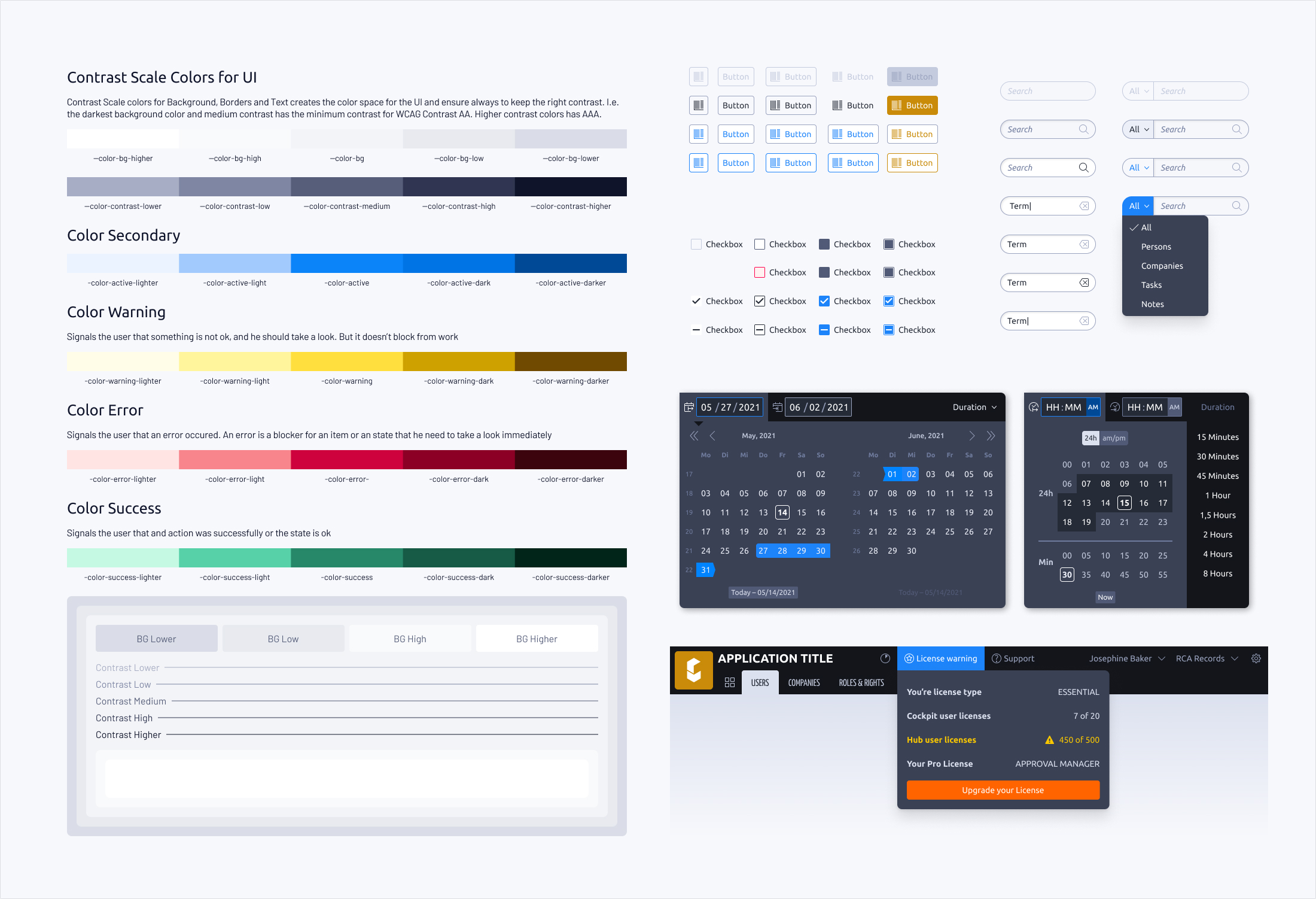 400+ Elemente für Figma Design System